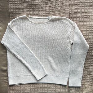 Vince cotton summer textured sweater / long sleeve top